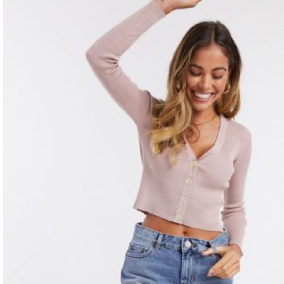 Soho Apparel Caramel Cropped Cardigan, Xl
